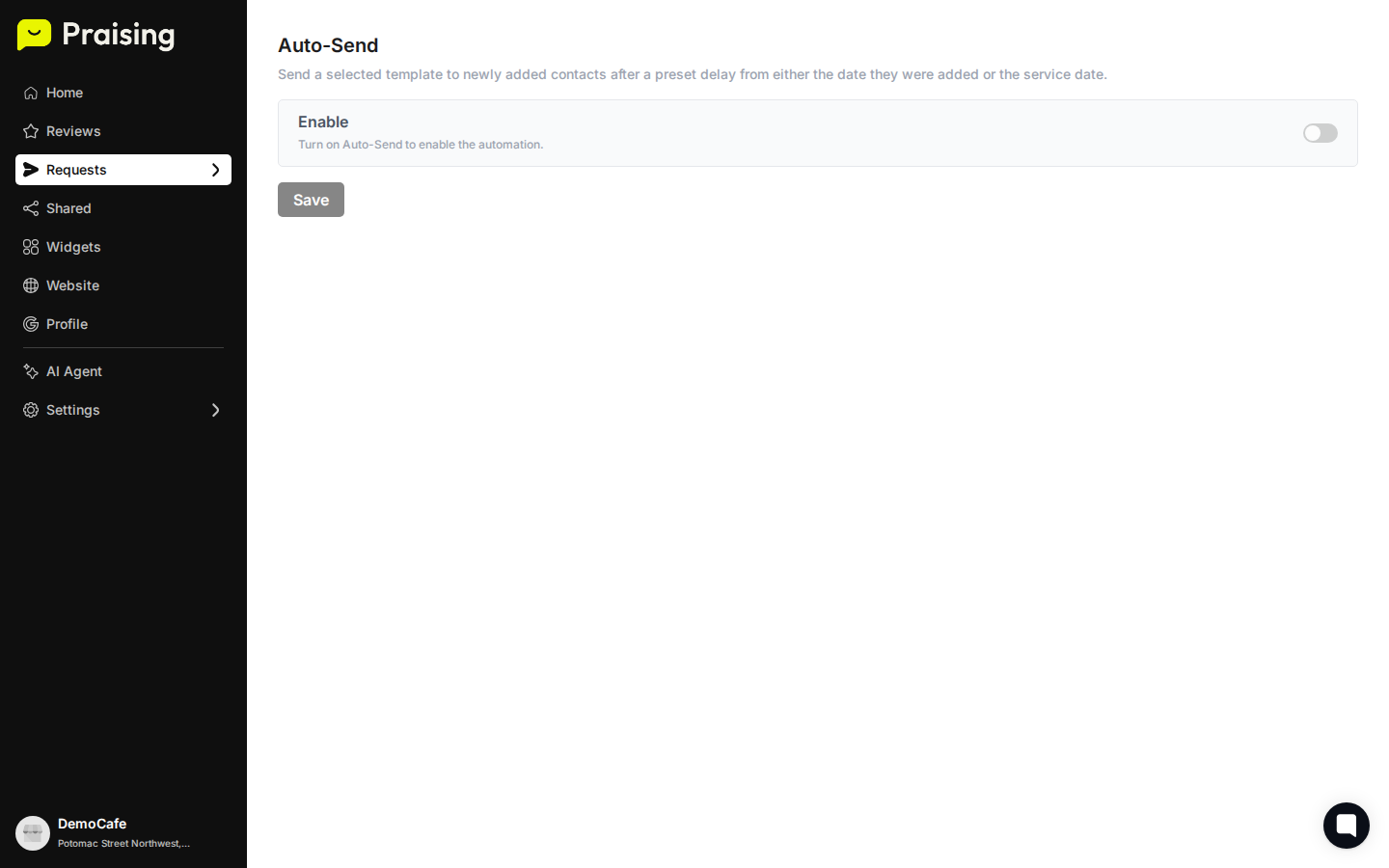 CLICK "template selection dropdown" then highlight the available template options