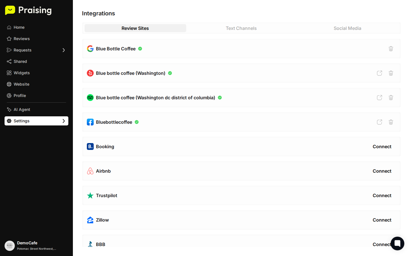 SCROLL DOWN then highlight the auto-posting configuration panel with toggle switches and settings options